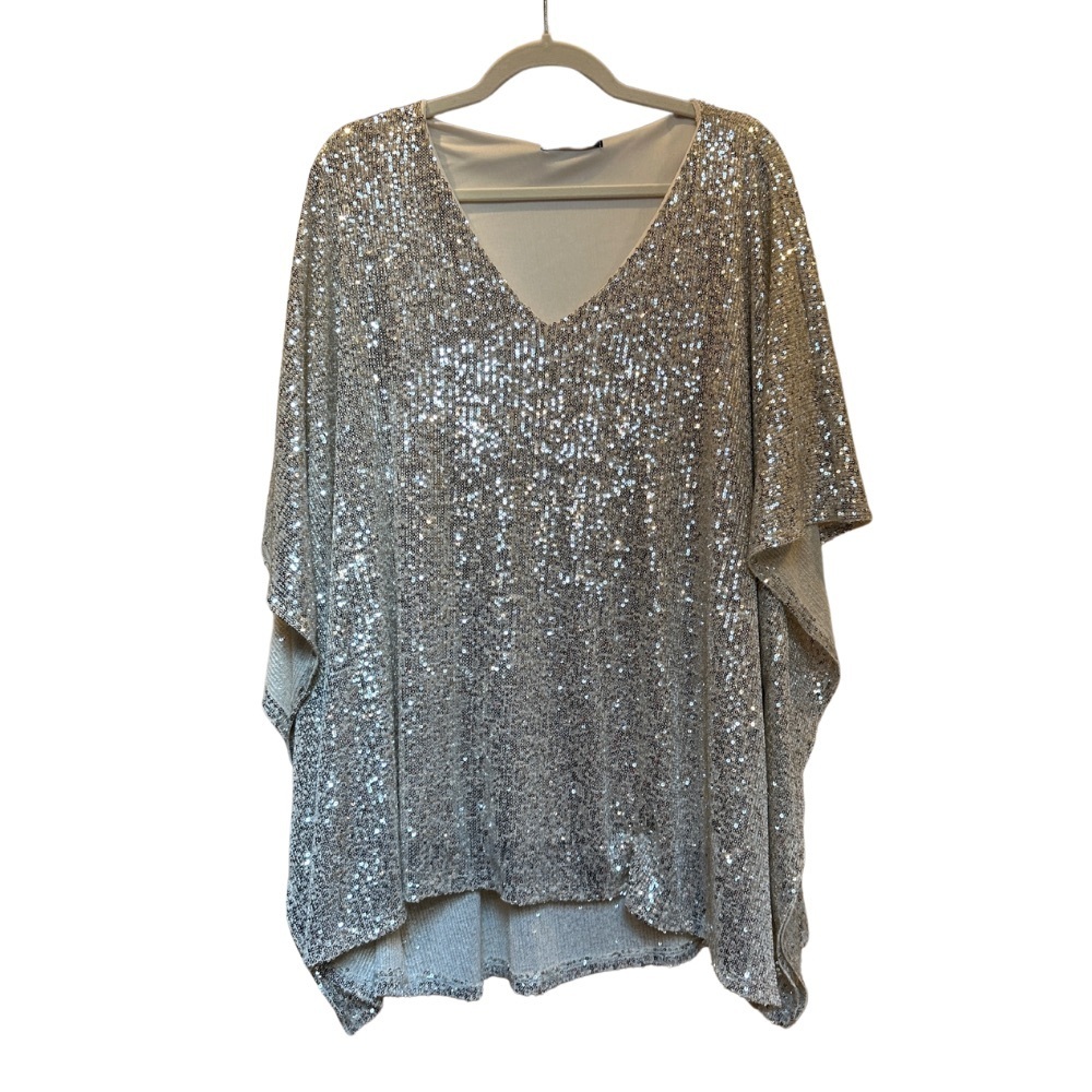 Meritt Sequin Shift Tunic – Champagne – Size M